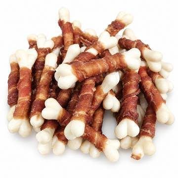 Duck-Wrapped Calcium Bones
