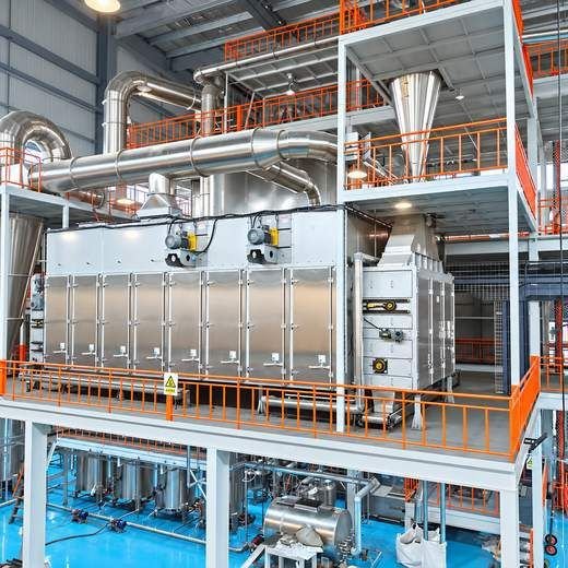 Dryer and silo area