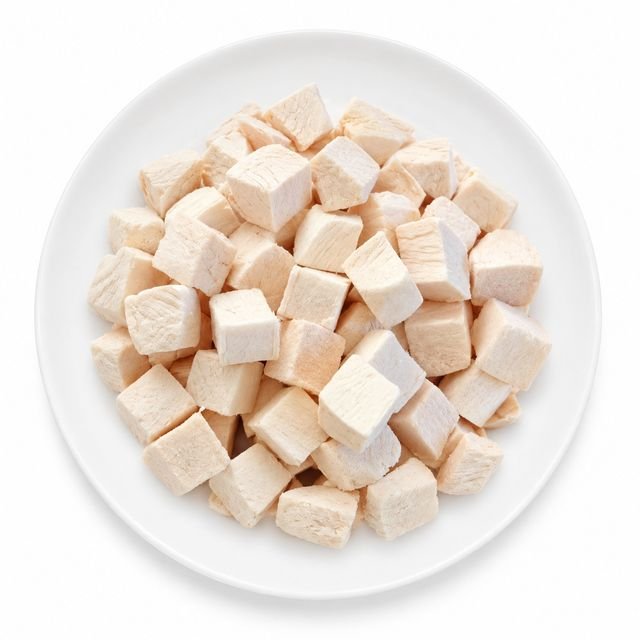 Freeze-Dried Chicken Cubes