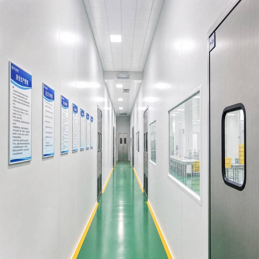 Hygienic production corridor